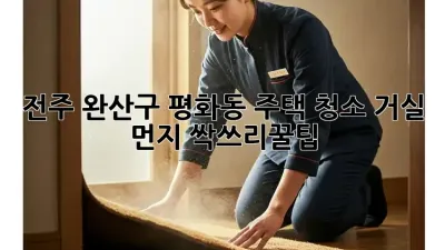 ✨ 전주 완산구 평화동 주택 청소, 거실 먼지 싹쓰리🧹꿀팁 #